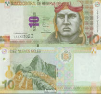 Peru Pick-Nr: 187 Bankfrisch 2013 10 Nuevos Soles - Pérou