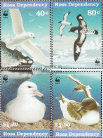 Ross-Gebiet 50-53 (kompl.Ausg.) Postfrisch 1997 Seevögel Der Antarktis - Unused Stamps