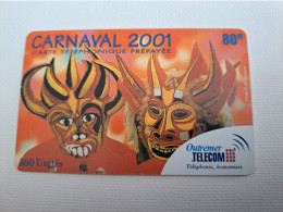 ST MARTIN  / OUTREMER/ CARNAVAL 2001/ 50 FF/ 160 UNITS / ANTF-OT43  FINE USED CARD    ** 13479 ** - Antilles (French)