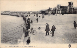 FRANCE - 50 - CHERBOURG - La Plage Napoléon - LL - Carte Postale Ancienne - Cherbourg