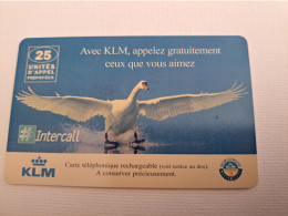 ST MARTIN  / INTERCALL/ ANTF IN ??/ 25FF / KLM BLUE / SWAN /BIRD  /   MINT  CARD   ** 13482 ** - Antillas (Francesas)