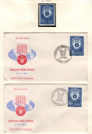 INDIA - 1963 Freedom From Hunger - 1 Stamp MNH Plus 2 FDCs - Alimentation