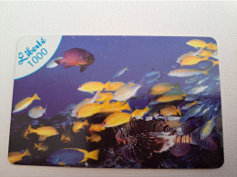 POLINESIA FRANCAISE PREPAID CARD / LIBERTE 1000 / TROPICAL FISH / 31-12-2009  POLYNESIA FRANCAISE / USED  **13483** - Polinesia Francese