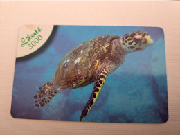 POLINESIA FRANCAISE PREPAID CARD / LIBERTE 3000 / TURTLE/ SCHILDPAD  / 31-12-2009  POLYNESIA FRANCAISE / USED  **13485** - French Polynesia