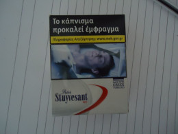 GREECE USED EMPTY CIGARETTES BOXES STUYVESANT - Empty Tobacco Boxes