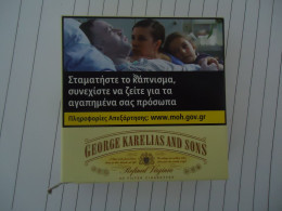 GREECE USED EMPTY CIGARETTES BOXES KARELIA   KARELIAS - Contenitori Di Tabacco (vuoti)