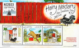 New Zealand - 2023 - Hairy Maclary Dogs - NZ2023 Stamp Exhibition - Mint Souvenir Sheet - Unused Stamps