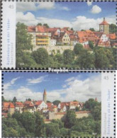 BRD 3454-3455 (kompl.Ausg.) Postfrisch 2019 Panoramen - Rothenburg Ob Der Taube - Ungebraucht