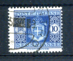 1945 LUOGOTENENZA N.84 USATO Senza Filigrana - Impuestos