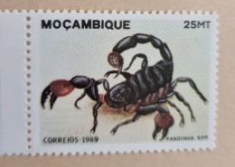 MOZAMBIQUE Insectes, Insecte, Scorpion 1 Valeur Neuve Sans Charnière émise En 1989 - Autres & Non Classés