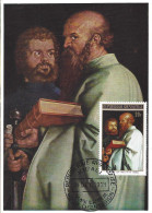 RWANDA - CARTE MAXIMUM - Yvert N° 436 - ST-PAUL Et ST-MARC - OEUVRE De DÜRER - 1970-1979