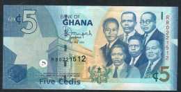 GHANA P38f 5 CEDIS 2015 #RB   VF-XF - Ghana