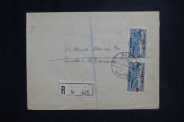 SYRIE - Enveloppe En Recommandé De Alep Pour Le Canada Par Avion En 1930- L 143849 - Lettres & Documents