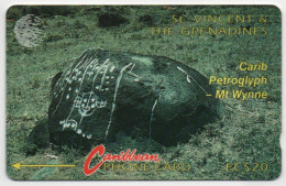 St. Vincent & The Grenadines - Carib Petroglyph - 5CSVB - San Vicente Y Las Granadinas