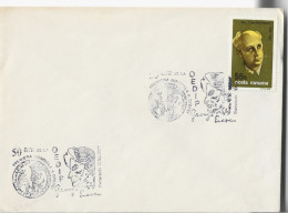 PAUL CONSTATINESCU, OEDIP,SPECIAL COVER, 1963, ROMANIA - Lettres & Documents