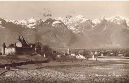 FRANCE - 61 - AIGLE - Le Château Et Les Alpes - Edition Art Perrochet Matile - Carte Postale Ancienne - Sonstige & Ohne Zuordnung