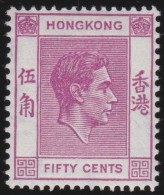 Hong Kong     .    SG    .    153  (2 Scans)  .  1938-52    .  Mult Script CA      .    *   .    Mint-hinged - Ongebruikt