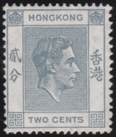 Hong Kong     .    SG    .    141a  (2 Scans)  .  14½x14  .  1938-52    .  Mult Script CA      .    *   .    Mint-hinged - Unused Stamps