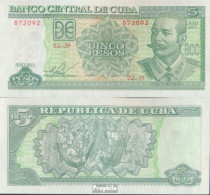 Kuba Pick-Nr: 116l Bankfrisch 2011 5 Pesos - Cuba