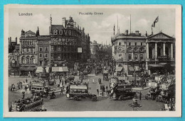 * London - Londres - Londen (United Kingdom) * (Samuels Ltd, Strand, Nr 4969) Piccadilly Circus, Schweppes, Perrier, Old - Whitehall