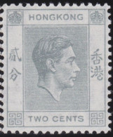 Hong Kong     .    SG    .    141  (2 Scans)  .  1938-52    .  Mult Script CA      .    *   .    Mint-hinged - Unused Stamps