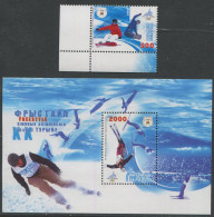Belarus:Unused Block And Stamp Torino Olympic Games 2006, MNH - Winter 2006: Torino