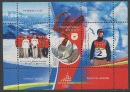 Belarus:Unused Block Torino Olympic Games 2006, Freestyle Winners, MNH - Hiver 2006: Torino