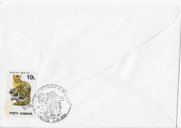 MUSHROOMS,RUFFICOLIS BIRD POLECAT ,NATURE DAY , SPECIAL COVER,RESITA ,1993 ROMANIA - Briefe U. Dokumente