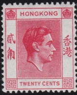 Hong Kong     .    SG    .    148  (2 Scans)  .  1938-52    .  Mult Script CA      .    *   .    Mint-hinged - Unused Stamps