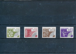 Non Dentelé France 1983 Timbres Préoblitérés Série Des 4 Saisons N° 178 à 181 - 1981-1990