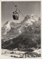 CARTOLINA  SCUOL,GRISONS,SVIZZERA-SEILBAHN BAD SCUOL/SCHULS-MOTTA NALUNS M.1244-2135-BOLLO STACCATO,VIAGGIATA 1958 - Scuol