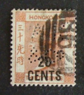 Francobolli Perfin Colonie Inglesi- HONK-KONG - Used Stamps