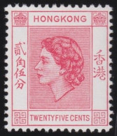 Hong Kong     .    SG    .    182  (2 Scans)  .  1954 - 62    .  Mult Script CA      .    *   .    Mint-hinged - Unused Stamps