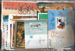 Alle Welt Briefmarken-150 Verschiedene Blöcke Und Kleinbögen - Lots & Kiloware (mixtures) - Min. 1000 Stamps