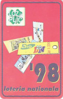 CALENDARS, SMALL, 1998- LOTTERY GAMES ADVERTISING - Small : 1991-00