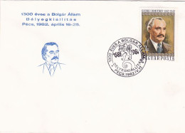 BULGARIAN STATE ANNIVERSARY, GEORGI DIMITROV, PECS PHILATELIC EXHIBITION, SPECIAL COVER, 1982, HUNGARY - Brieven En Documenten