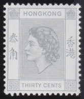 Hong Kong     .    SG    .    183a  (2 Scans)  .  1954 - 62    .  Mult Script CA      .    *   .    Mint-hinged - Unused Stamps