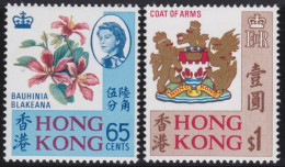 Hong Kong     .    SG    .    253/254    .    *   .    Mint-hinged - Nuevos