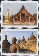 UNO - New York 1481-1482 (kompl.Ausg.) Postfrisch 2015 UNESCO Welterbe Südostasien - Unused Stamps