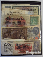 Deutsches Reich 15 Verschiedene Banknoten - Verzamelingen