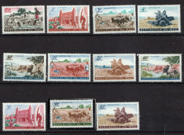 MALI - Artisanat, élevage, Agriculture - Y&T N° 16, 18-20, 22, 24, 25, 27-30 - 1961 - MNH - Mali (1959-...)