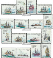 Austral. Gebiete Antarktis 37-52 (kompl.Ausg.) Postfrisch 1979 Schiffe Der Antarktis - Unused Stamps