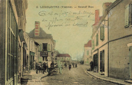 86 - VIENNE - LENGLOITRE - Grande Rue - Glacée Colorisée - Superbe - 10108 - Lencloitre