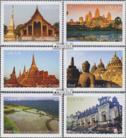 UNO - Genf 914-919 (kompl.Ausg.) Postfrisch 2015 UNESCO Welterbe Südostasien - Unused Stamps