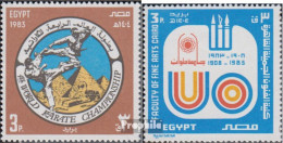 Ägypten 1454,1456 (kompl.Ausg.) Postfrisch 1983 Karate WM, Kunstakademie - Nuevos