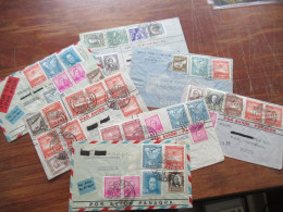 Chile 1937 Luftpost / Air Mail / Condor 7 Belege Nach Hamburg Gesendet! Schöne Und Interessante Frankaturen! - Cile