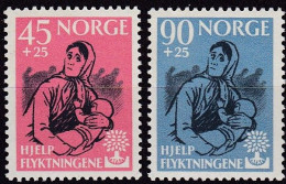 Norge, 1960, 442/43,  MNH **,  Weltflüchtlingsjahr 1959/60. - Ungebraucht