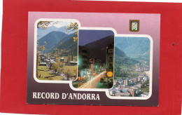 VALLS D'ANDORRA----RECORD D'ANDORRA----multi-vues--voir 2 Scans - Andorra