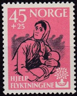 Norge, 1960, 442,  MNH **,  Weltflüchtlingsjahr 1959/60. - Unused Stamps