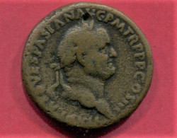 VESPASIAN ( C 446) Petit Trou Sinon  Tb+ 225 Euros - Les Flaviens (69 à 96)